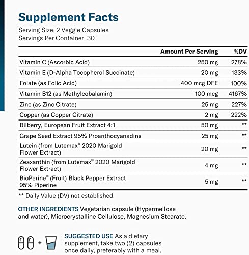 Clinically Proven Eye Vitamins for Adults