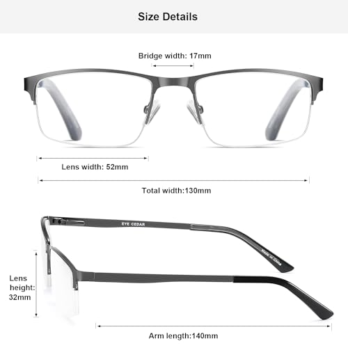 Men's Blue Light Blocking Reading Glasses - 5 Pack