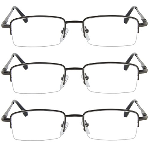 TruVision Readers Reading Glasses - 9509 HP -VP3-Gunmetal-2.50