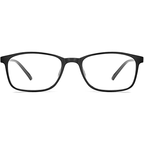 ANRRI Square Black Frame Clear Glasses
