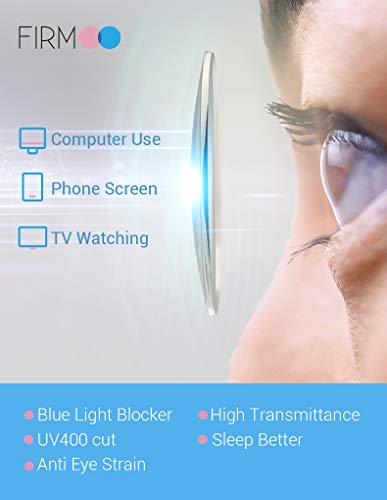 Oversized Anti-Blue Light Glasses for Women/Men