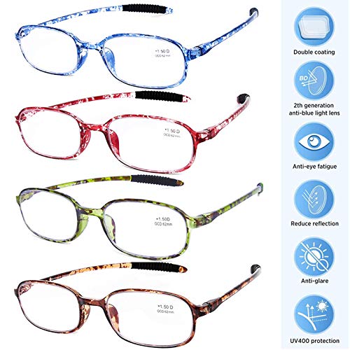AQWANO Blue Light Blocking Reading Glasses Pack