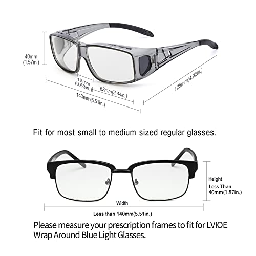 Blue Light Blocking Over Glasses for Eye Care