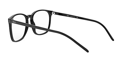 Ray-Ban Square Black Eyeglass Frames, 52mm