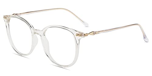 Blue Light Blocking Oversize Round Glasses