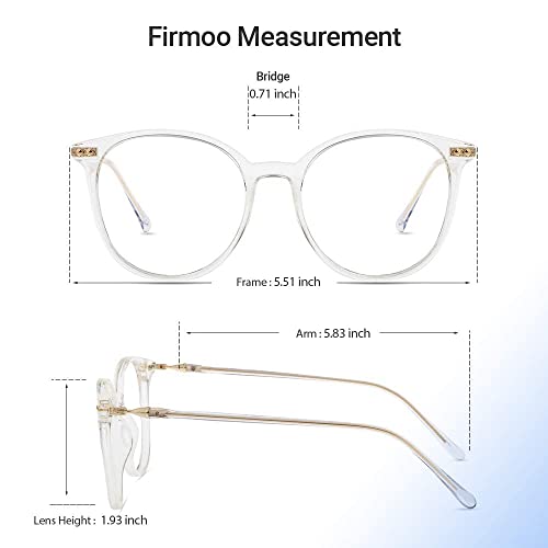 Blue Light Blocking Oversize Round Glasses