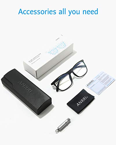 Blue Light Blocking Eyeglasses for Men/Women by ANRRI