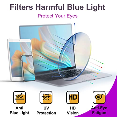 Blue Light Blocking Glasses for Women and Men