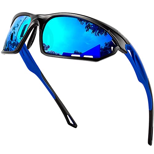 BIRCEN Polarized Sport Sunglasses for Men - Women UV Protection Shades for Motorcycle Golf Baseball Cycling Fishing Driving