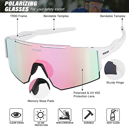 ZEMFAY Polarized Sports Sunglasses for Men and Women