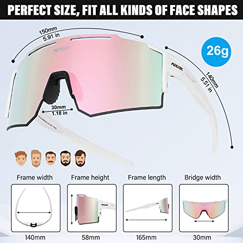 ZEMFAY Polarized Sports Sunglasses for Men and Women