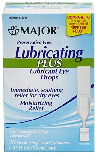 Major Dry Eye Drops with Sodium-1% (Clear)