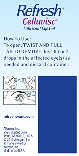 30 Single-Use Containers of Refresh Celluvisc Eye Gel