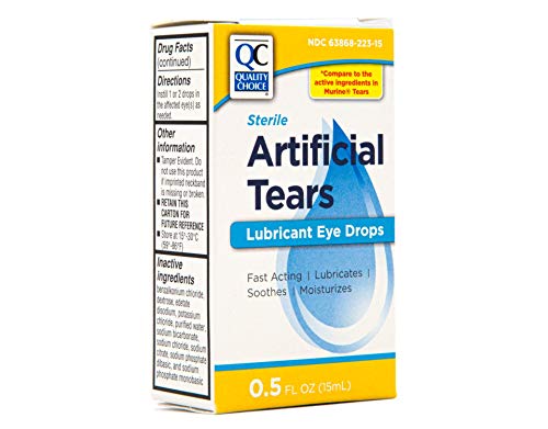 Artificial Tears Eye Drops for Lubrication