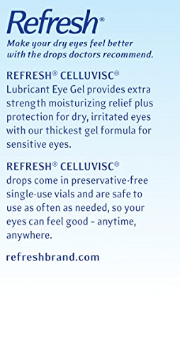 30 Single-Use Containers of Refresh Celluvisc Eye Gel