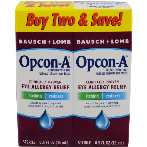 Bausch & Lomb Allergy Eye Drops, 15mL (2pk)