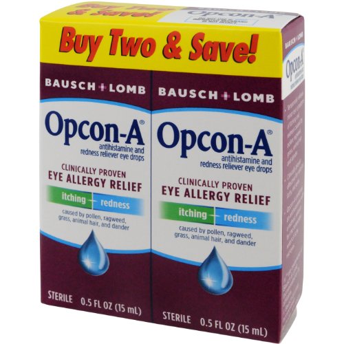 Bausch & Lomb Allergy Eye Drops, 15mL (2pk)