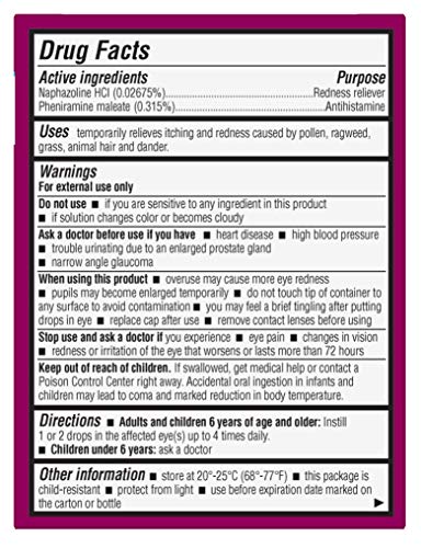 Bausch & Lomb Allergy Eye Drops, 15mL (2pk)