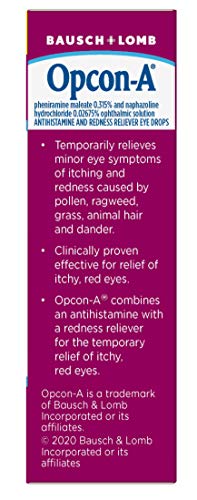 Bausch & Lomb Allergy Eye Drops, 15mL (2pk)
