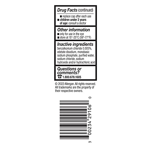 Lastacaft Eye Allergy Relief Drops - 60 Days