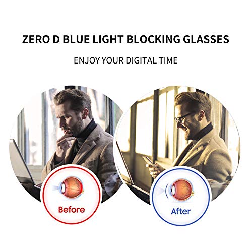 Round Blue Light Blocking Glasses for Eye Care