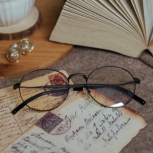 Round Blue Light Blocking Glasses for Eye Care