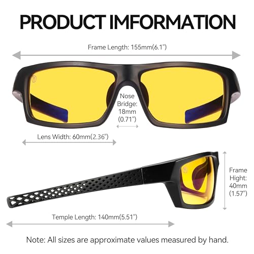 Blue Light Blocking Gaming Glasses for Eye Care