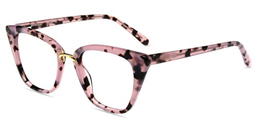 Pink Cat Eye Blue Light Blocker Glasses