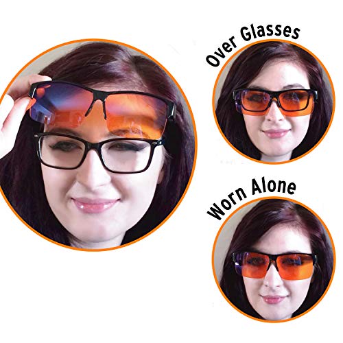 Orange Lens Blue Light Blocker for Better Sleep