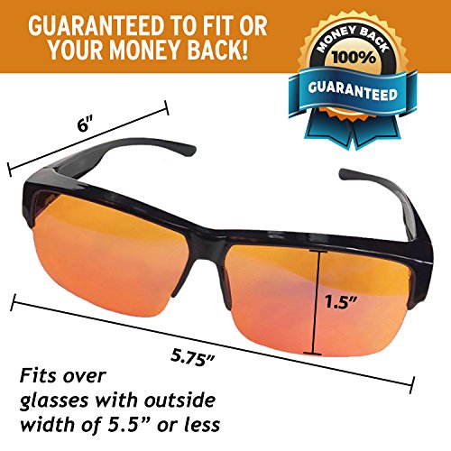 Orange Lens Blue Light Blocker for Better Sleep