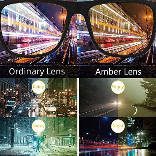 Best Amber Lens Anti-Glare Night Vision Glasses
