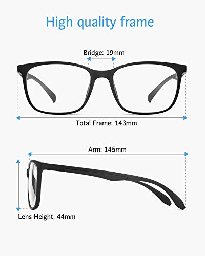 Blue Light Blocking Eyeglasses for Men/Women by ANRRI
