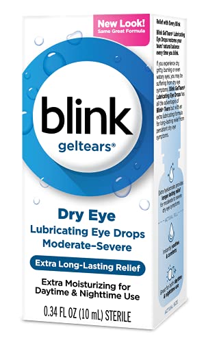 6 Pack blink Gel Tears Eye Drops