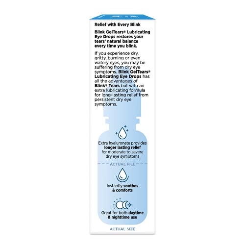 6 Pack blink Gel Tears Eye Drops