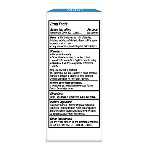 6 Pack blink Gel Tears Eye Drops
