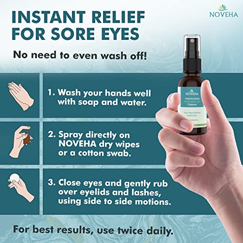 Noveha Soothing Eyelid & Lash Cleanser Spray