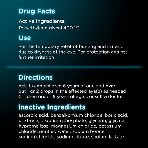 Visine Lubricant Eye Drops for Dry Eyes