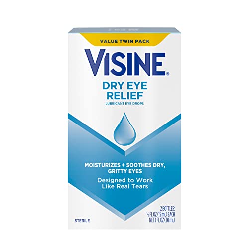 Visine Lubricant Eye Drops for Dry Eyes