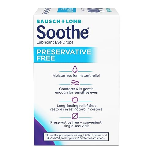 Preservative-Free Eye Drops with 28 Single Use Dispensers