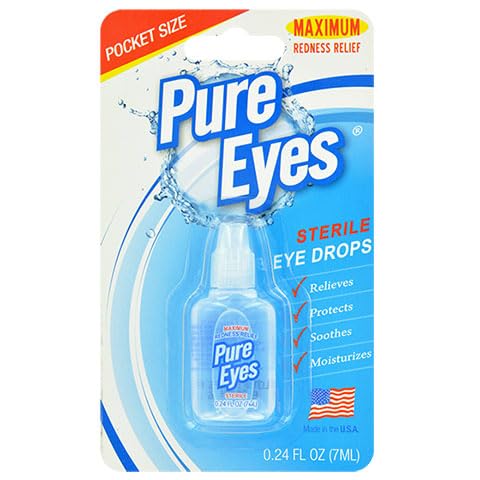 Pure Eyes Lubricating Eye Drops - Maximum Relief (12 Pack)