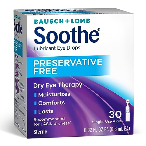 Preservative-Free Eye Drops with 28 Single Use Dispensers