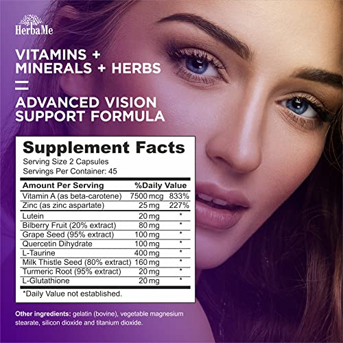 Eye Vitamin Supplement for Macular Health & Vision Support