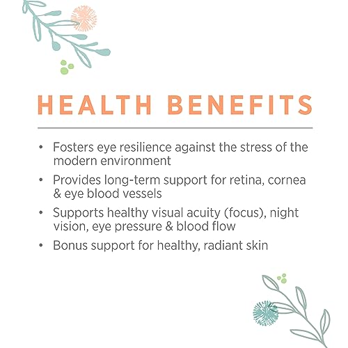 Organic Eye Vitamins with Lutein & Astaxanthin