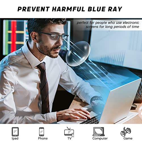 Blue Light Blocking Eyeglasses for Gaming & Computer