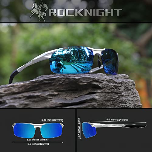 ROCKNIGHT Polarized Sunglasses for Men UV Protection