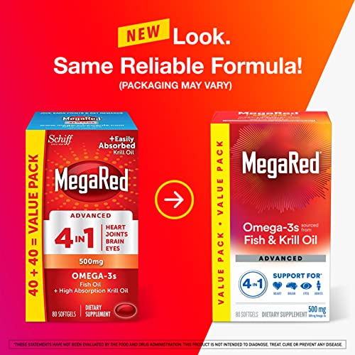 Omega 3 & Krill Oil Softgels for Eye Health