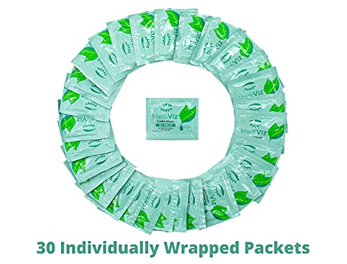 Tea Tree Eyelid Wipes - Hypoallergenic Exfoliating Scrubs