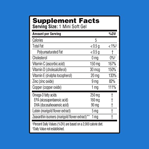 Eye Vitamin & Mineral Supplement with Omega 3