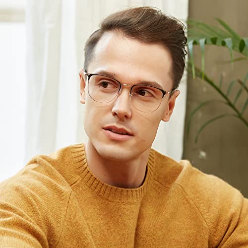 Rose Gold Blue Light Glasses for Eye Care
