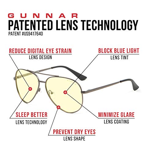 GUNNAR - Gaming & Computer Glasses - 65% Blue Light Block